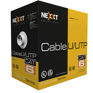 Nexxt Enterprise Cat6 U/UTP Cable 4P 23AWG CM 305m GR